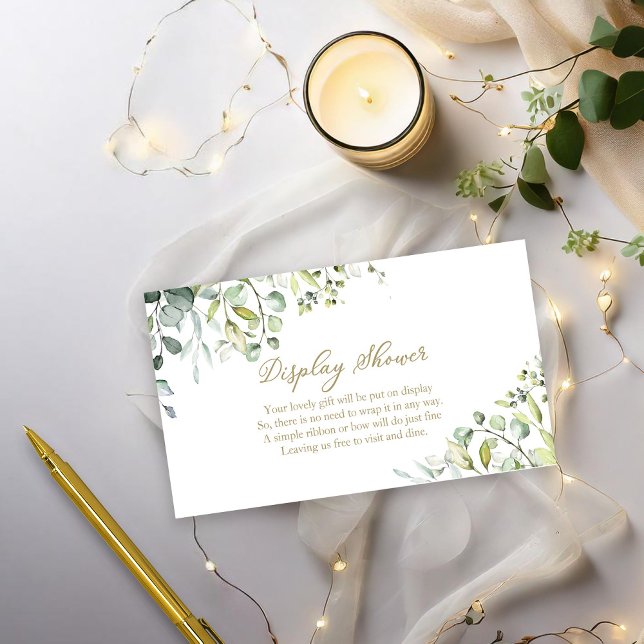 Greenery Display Shower Enclosure Card (Creator Uploaded)