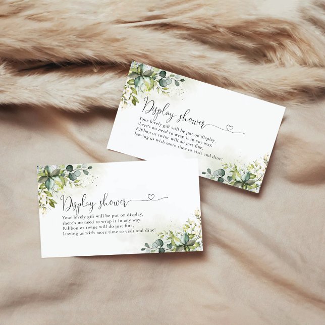 Greenery Display Shower Enclosure Card (Creator Uploaded)