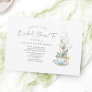 Greenery Elegant Bridal Shower Tea Invitation
