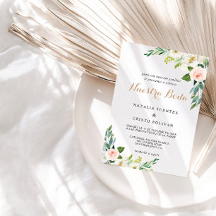 Greenery Elegant  Spanish Wedding Invitation