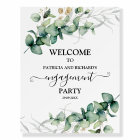 Greenery Engagement Party Welcome Sign 