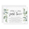 Greenery Eucalyptus,  Black Ink, Wedding Elopement