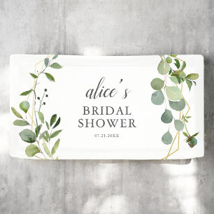 Greenery Eucalyptus Bridal Shower Banner