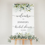 Greenery eucalyptus bridal shower welcome sign<br><div class="desc">Greenery eucalyptus bridal shower Welcome sign. 
Matching items available.</div>