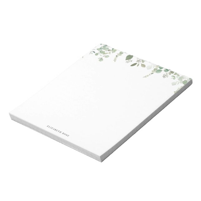 greenery eucalyptus foliage notepad (Rotated)
