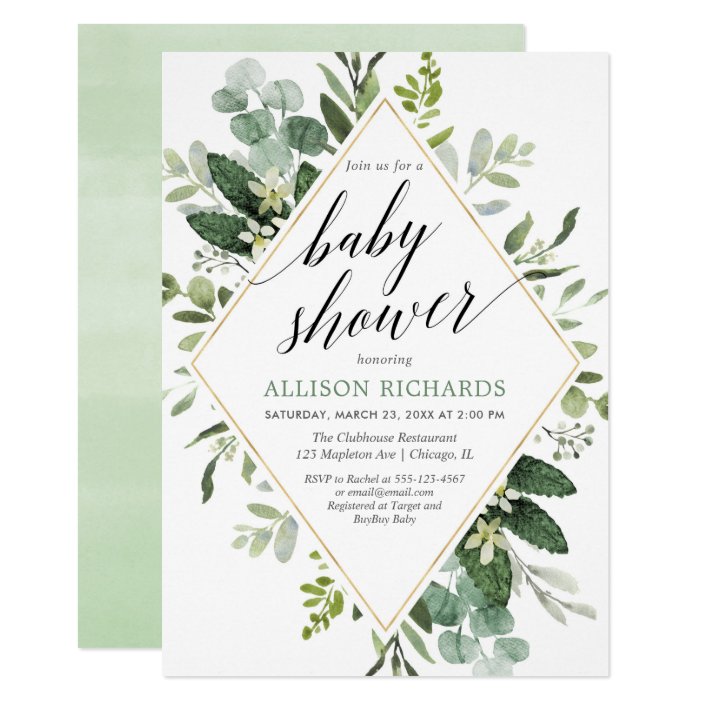 neutral baby shower invitations
