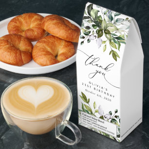 Greenery, Eucalyptus Leaves, Boho, Birthday Roasted Coffee