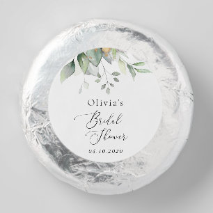 Greenery, Eucalyptus Leaves, Boho, Bridal Shower Dipped Oreo Cookie Favors