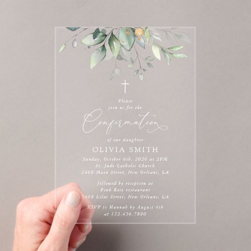 Greenery, Eucalyptus Leaves, Boho, Confirmation