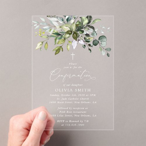 Greenery, Eucalyptus Leaves, Boho, Confirmation