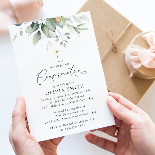Greenery, Eucalyptus Leaves, Boho, Confirmation
