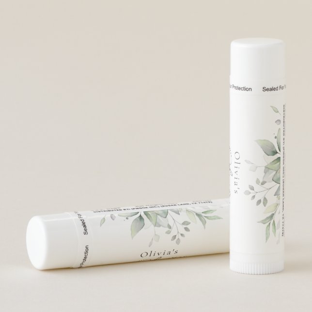Greenery, Eucalyptus Leaves, Boho, Sweet 16 Lip Balm (Rotated Right)