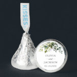 Greenery, Eucalyptus Leaves, Botanical Wedding  Hershey®'s Kisses®<br><div class="desc">Add a personal touch to your wedding celebration with these stylish and memorable party items! Design features eucalyptus leaves and greenery on white background.</div>