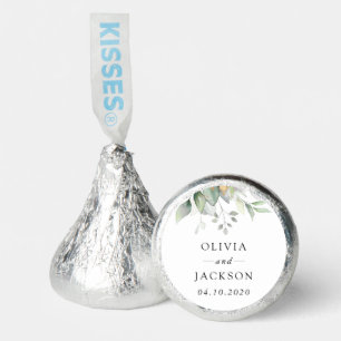 Greenery, Eucalyptus Leaves, Botanical Wedding Hershey®'s Kisses®