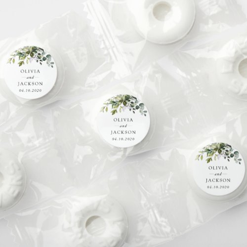 Greenery Eucalyptus Leaves Botanical Wedding Life Saver Mints