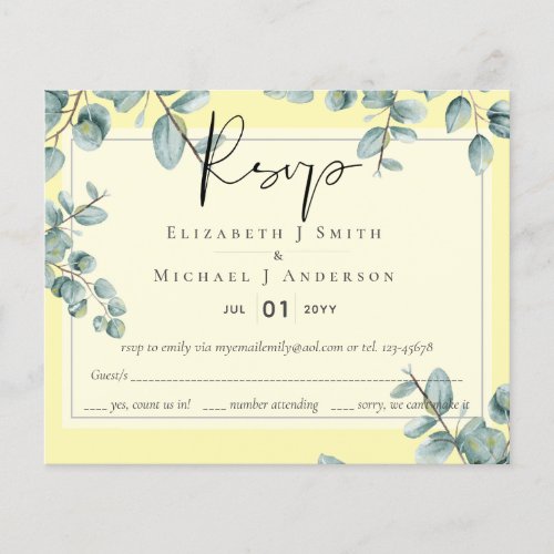 Greenery Eucalyptus Lilac Lemon Gray Wedding