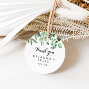 Eucalyptus Wedding Initial Stickers – LabelWithLoveCo