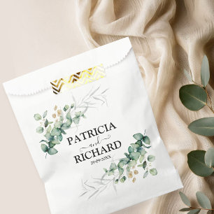 Greenery Eucalyptus Wedding Favor Bag