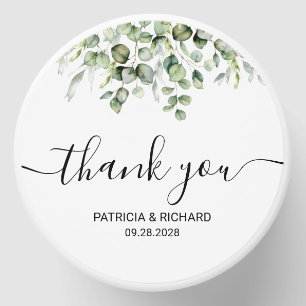 Greenery Eucalyptus Wedding Mini Candle Favors