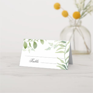 Greenery Eucalyptus Wedding Place Card
