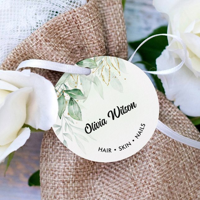 Greenery Favor Tags (Creator Uploaded)