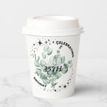 Greenery Floral Sky Star Birthday Celebration