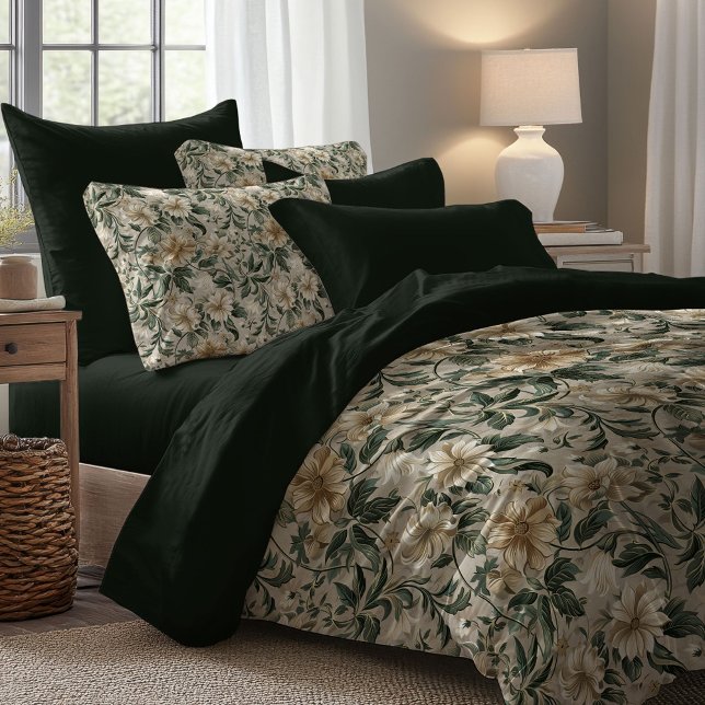 Greenery Foliage Duvet Lux Botanical Home Style Cover (Greenery Foliage Duvet Lux Botanical Home Style)