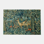 Greenery,forest Animals Does Floral Tapestry  Doormat at Zazzle