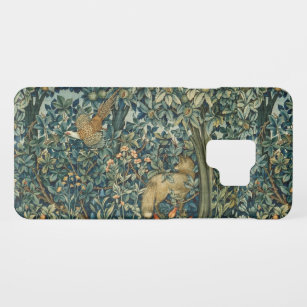 GREENERY,FOREST ANIMALS Fox ,Pheasant,Green Floral Case-Mate Samsung Galaxy S9 Case