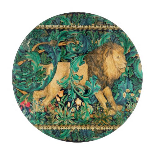 GREENERYFOREST ANIMALS  LION Floral  Cutting Boar Cutting Board