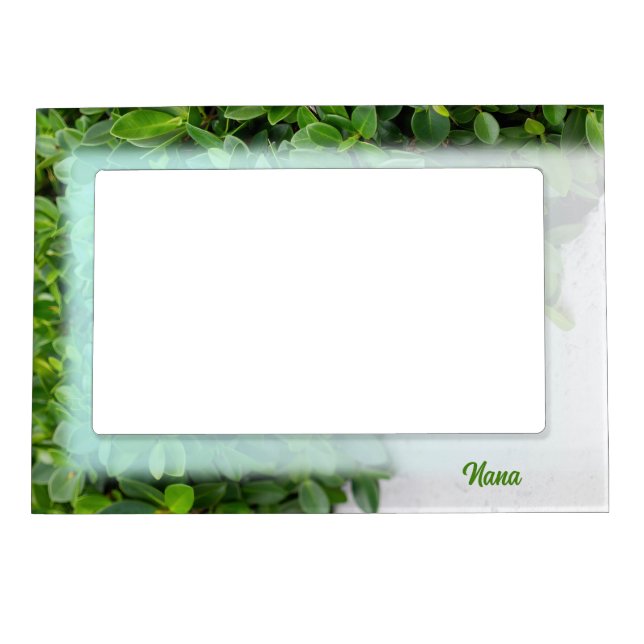 Greenery Frame with Personalized Text (Front)