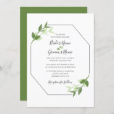 Grapes Greek Island 5x7 Wedding Invitation Envelope, Zazzle