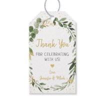 Greenery Gold Eucalyptus Baby Shower Gift Tags