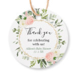 Greenery gold pink elegant eucalyptus baby shower favor tags Greenery gold pink elegant eucalyptus baby shower favor tags