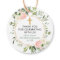 Greenery gold pink elegant first communion baptism