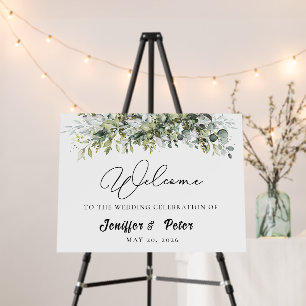 Greenery Herbal Wedding Celebration Foam Boards