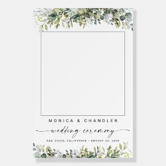 Greenery Herbal Wedding Ceremony Photo Foam Board