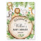 Greenery Jungle Animals Baby Shower Welcome   