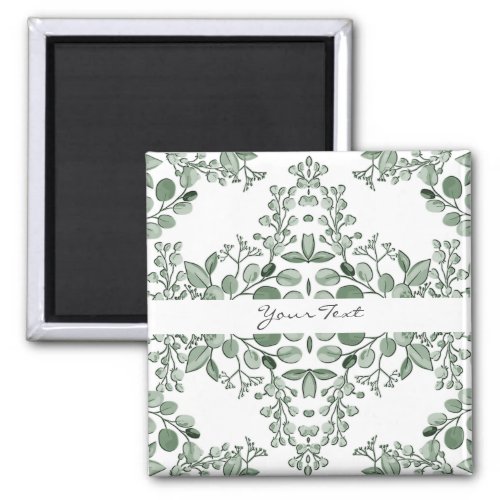 Greenery Leaves Floral Magnet