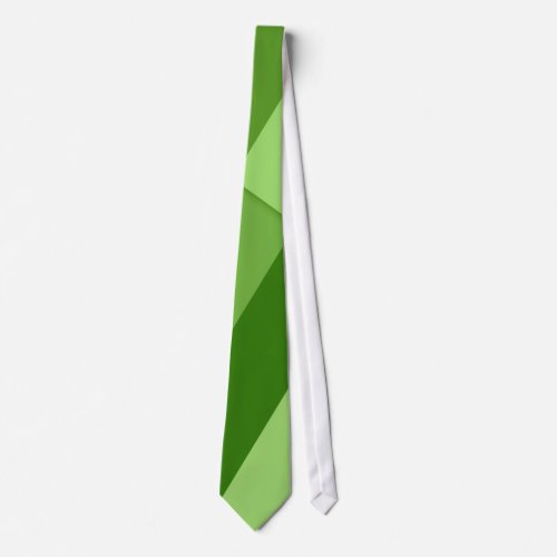 Greenery light green geometric lines neck tie