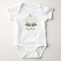 Greenery Little Pumpkin Baby Shower Gifts Baby Bodysuit