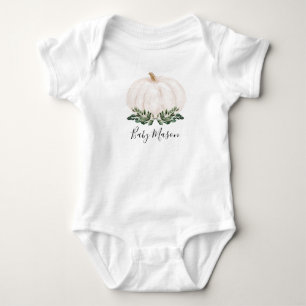 Greenery Little Pumpkin Baby Shower Gifts Bodysuit