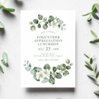 Greenery Luncheon Staff Volunteer Appreciation