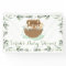 Greenery Noah's Ark Baby Shower Welcome Backdrop