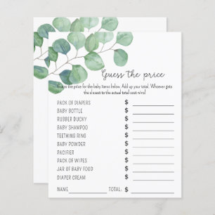 Greenery Party games Price Guess Game