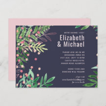 Greenery Pink Modern Wedding