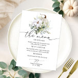 Greenery Pumpkin Fall Bridal Shower Menu For Plate Invitation<br><div class="desc">Delicate watercolor greenery fall bridal shower menu for plate. Easy to personalize with your details. Please get in touch with me via chat if you have questions about the artwork or need customization. PLEASE NOTE: For assistance on orders,  shipping,  product information,  etc.,  contact Zazzle Customer Care directly https://help.zazzle.com/hc/en-us/articles/221463567-How-Do-I-Contact-Zazzle-Customer-Support-.</div>