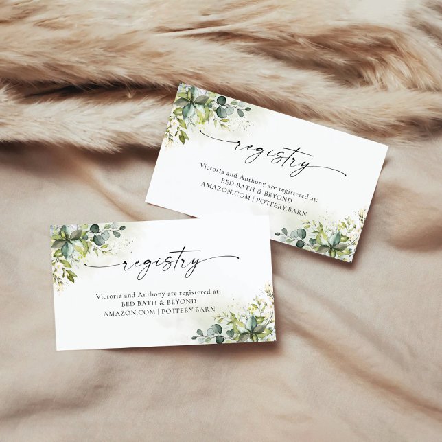 Greenery Registry Enclosure Card (Creator Uploaded)