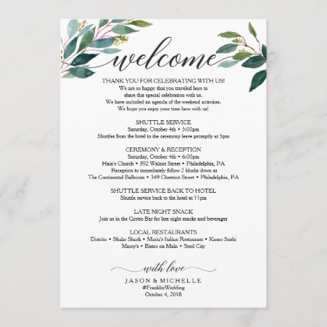 Programs Chic Invitation Suites