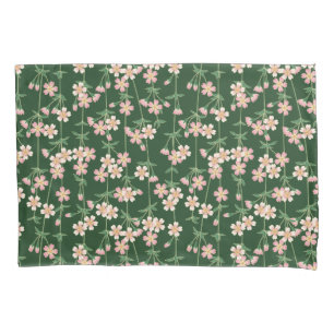 Greenery Spring Nature Floral Cherry Blossoms Pillow Case